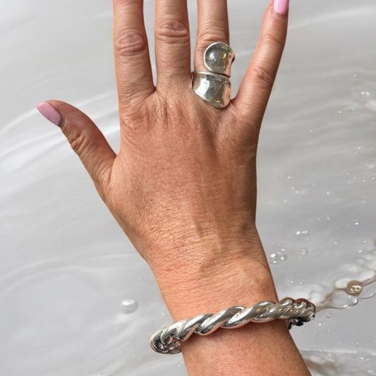 Bardot Bangle - Sterling Silver